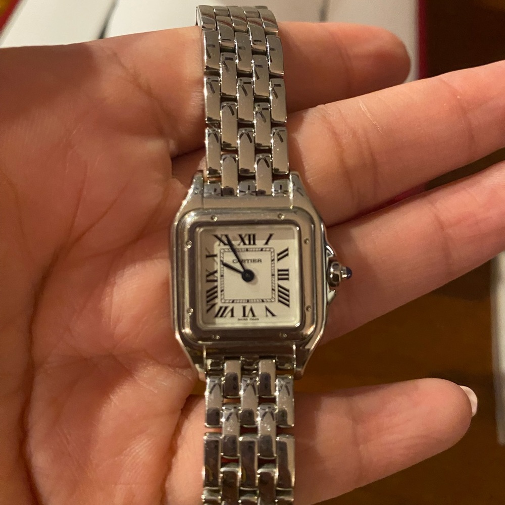 Cartier panther small watch. Like new condition includes everything! - Picture 6 of 15
